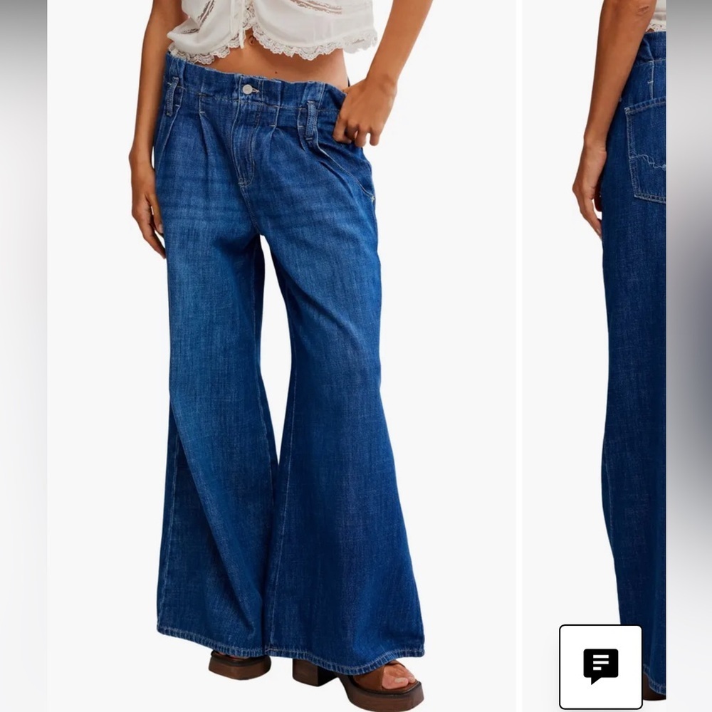 We The Free Forager High Waist Superwide Leg Jeans